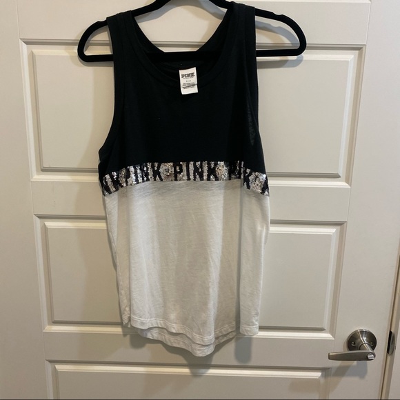 Victoria’s Secret PINK Sequin Tank Top - Picture 1 of 4